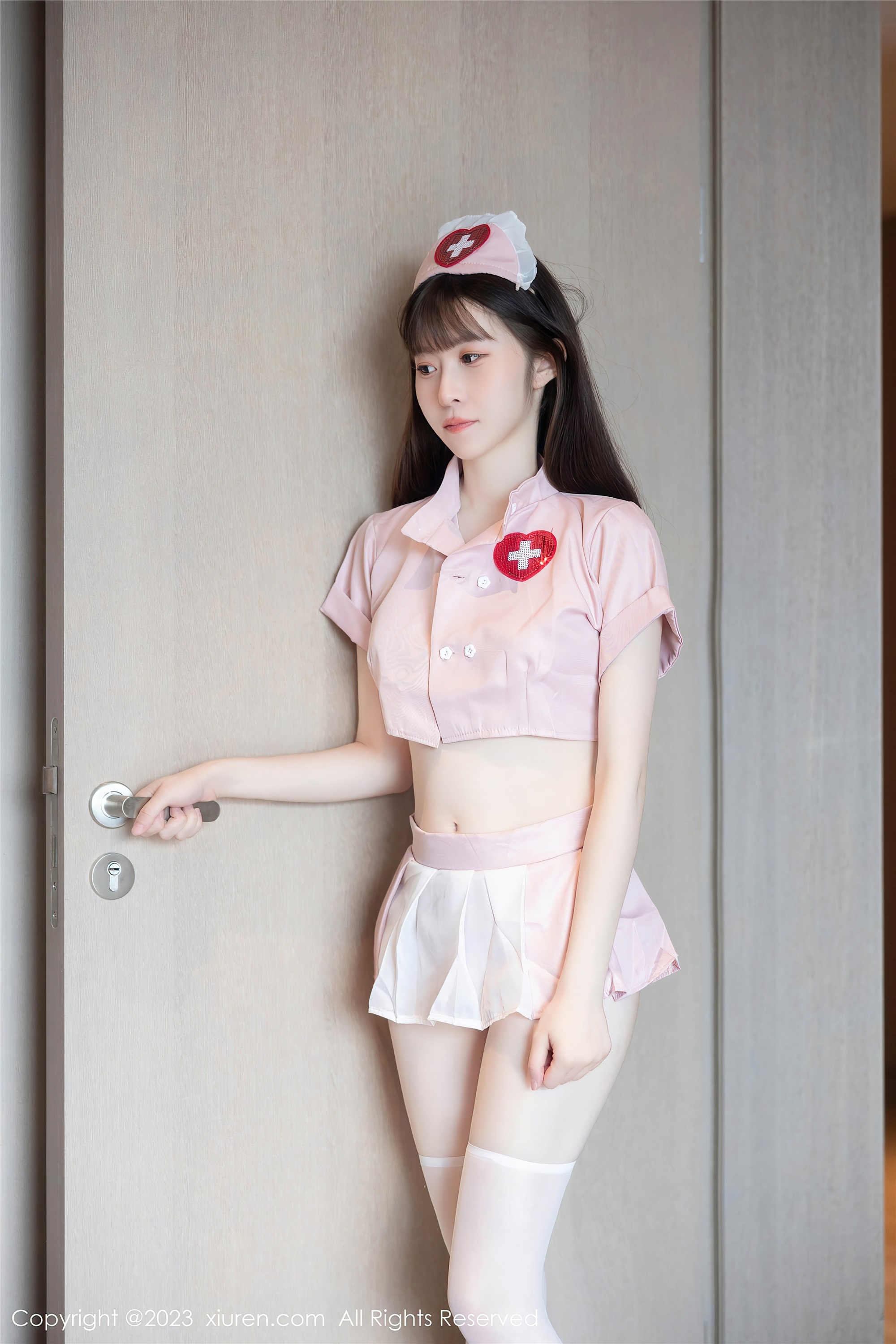 XiuRen Xiuren.com July 17, 2023 NO.7090 Lin Youyou Nurse uniform